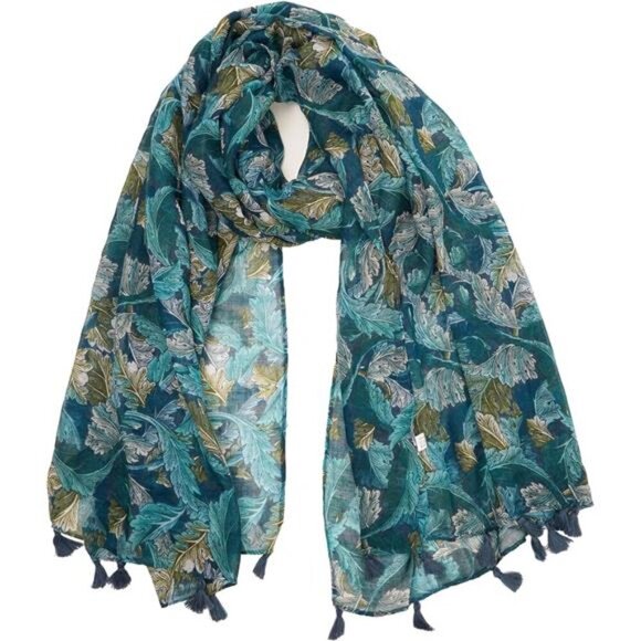 Large Boho Scarf for Women Lightweight Floral Printed Scarves Fall Winter - Picture 1 of 6